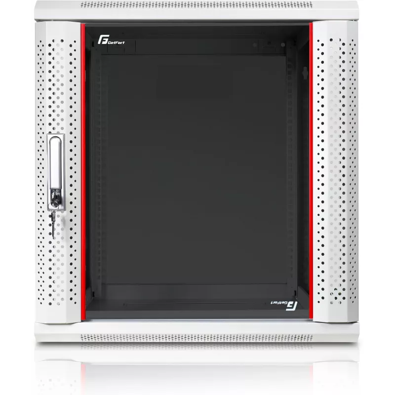 GETFORT 19 tuuman CALI 12U 600x450 seinäasennettava rack-kotelo harmaa