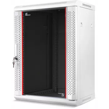 GETFORT CALI 19 tuuman 15U seinäasennettava palvelinrack-kaappi 600x450 mm harmaa