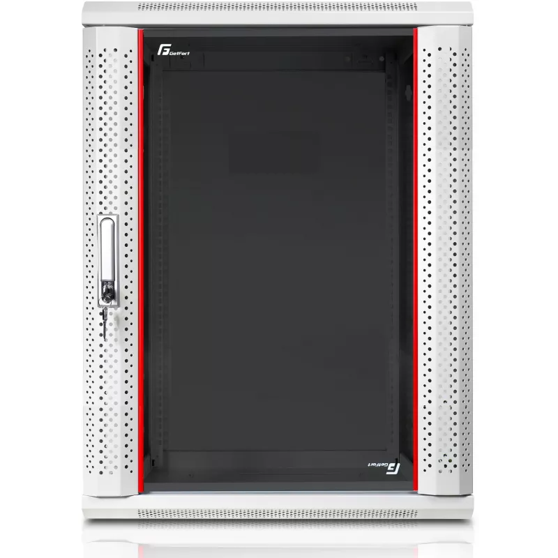 GETFORT 19 tuuman CALI 18U 600x600 seinäasennettava rack-kotelo harmaa