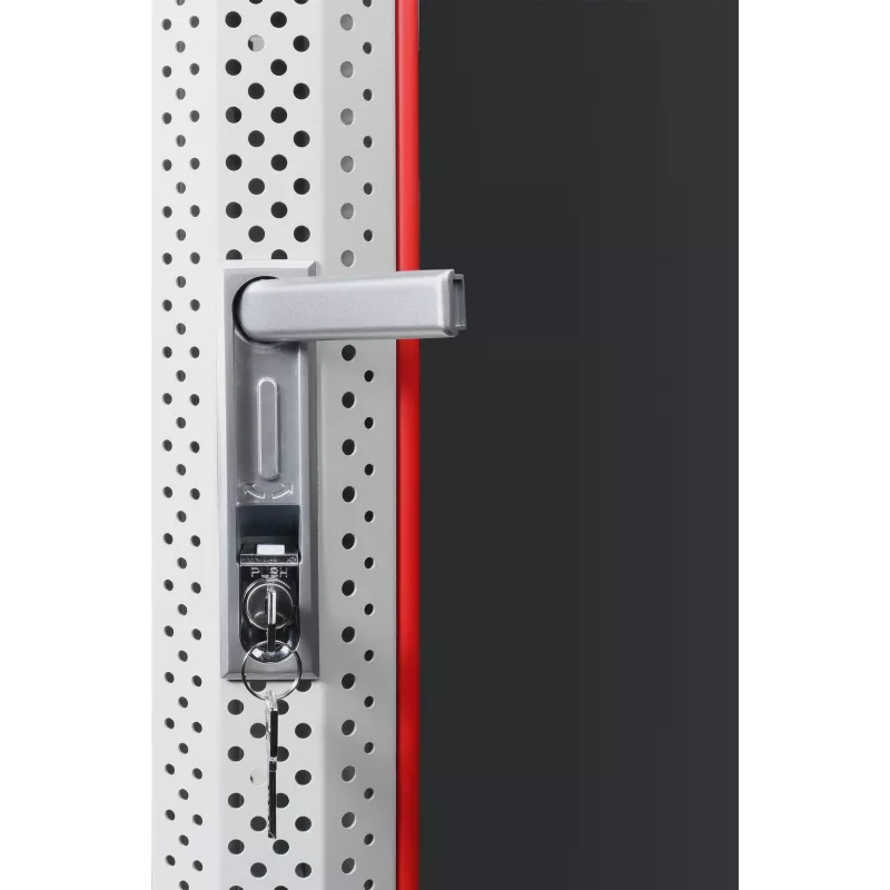 GETFORT 19 tuuman CALI 18U 600x600 seinäasennettava rack-kotelo harmaa