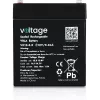 Voltage AGM -akku 12V 5Ah VE12-5.0 (6–9 vuoden käyttöikä)