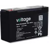 VOLTAGE AGM -akku 6V 12Ah VE6-12 (6–9 vuoden käyttöikä)