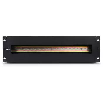 Getfort 3U 22x Schuko -jakokeskus 230V 16A 2m kaapeli musta