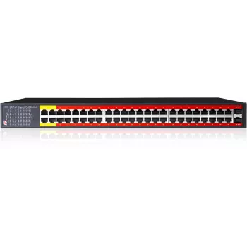 GETFORT GF-148-48PG-2S-800 hallittava PoE+-kytkin 48 Gigabit-porttia + 2 SFP 800W