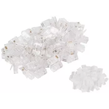 GETFORT RJ45 Cat.6 8P8C UTP -modulaariliitin integroidulla johdatusohjaimella (100 kpl:n pakkaus)