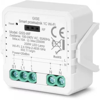 GISE Smart WiFi -yksirelemoduuli Tuya GSS-WF