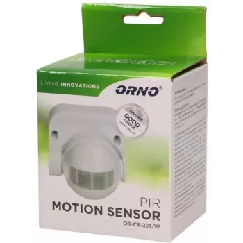 ORNO OR-CR-201/W PIR-liiketunnistin valkoinen