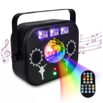 LIGHT4ME MULTIBOX moniteho LED-pallo disko-laser