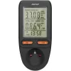 ORNO OR-WAT-435/B energiakustannusmittari ja sähkönkulutusmittari, 230V, 16A, LCD-näyttö, musta