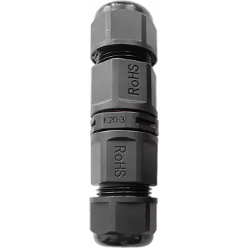 ORNO suora kaapeliliitin IP68 3x4mm² 400V/20A Quick Terminal OR-AE-13620