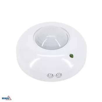 BEMKO PIR-liiketunnistin 1200W 360° valkoinen