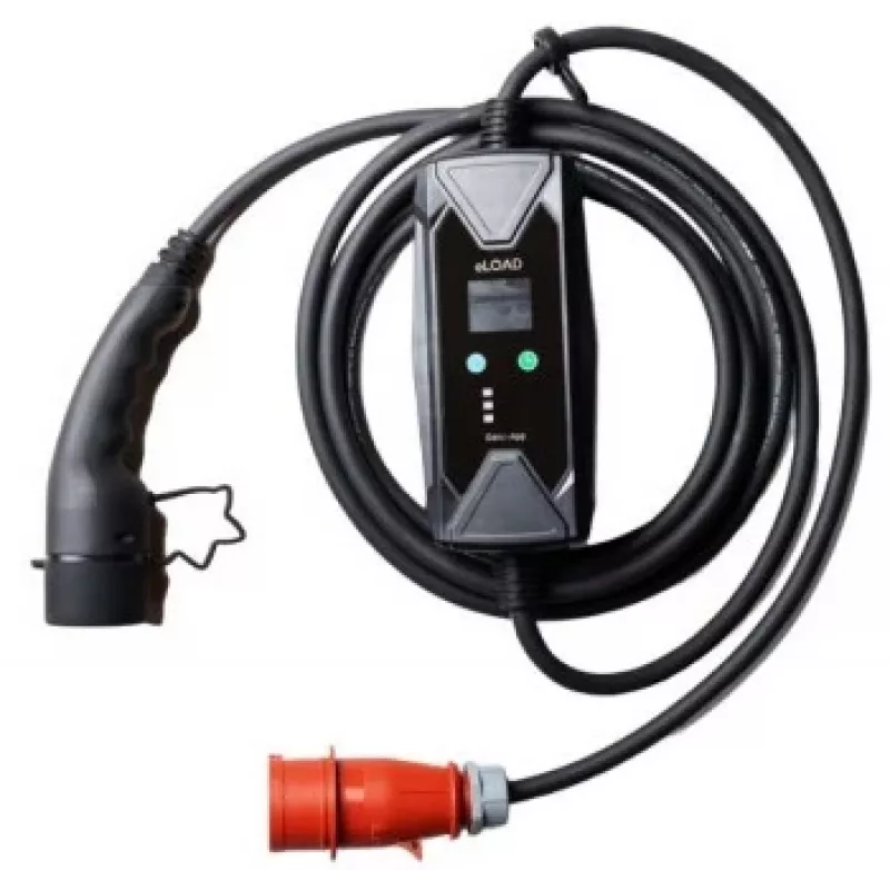 ELOAD TIE-EV16-P3-GEN2 11kW 3-vaiheinen sähköauton laturi kaukosäädöllä, Type 2, 5m kaapeli, IP54