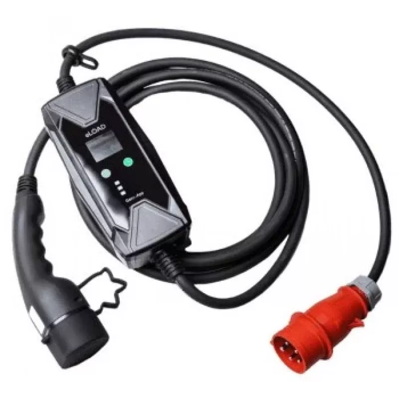 ELOAD TIE-EV16-P3-GEN2 11kW 3-vaiheinen sähköauton laturi kaukosäädöllä, Type 2, 5m kaapeli, IP54
