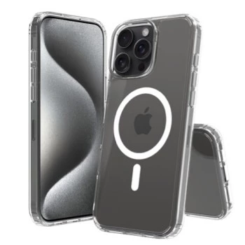 SCREENOR BUMPER iPhone 16 Pro Max MagSafe läpinäkyvä