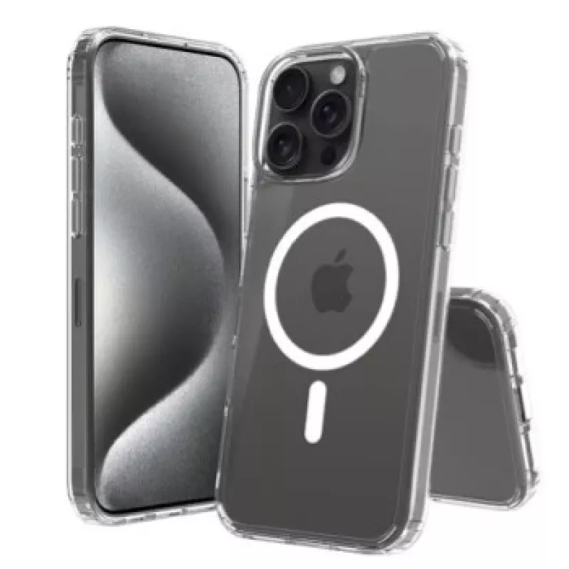 SCREENOR BUMPER iPhone 16 Pro Max MagSafe läpinäkyvä