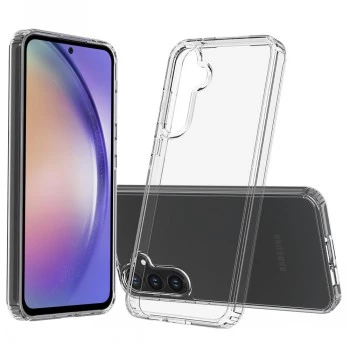 SCREENOR Bumper-suojakotelo Samsung Galaxy A55 5G, läpinäkyvä