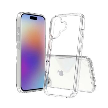 SCREENOR Bumper -kotelo iPhone 17, läpinäkyvä