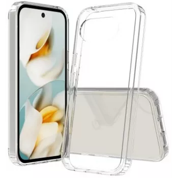 SCREENOR Bumper -kotelo Google Pixel 10a, läpinäkyvä