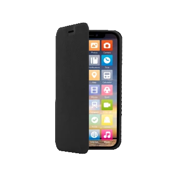 SCREENOR CLEVER SAMSUNG A57 MUSTA lompakkokotelo