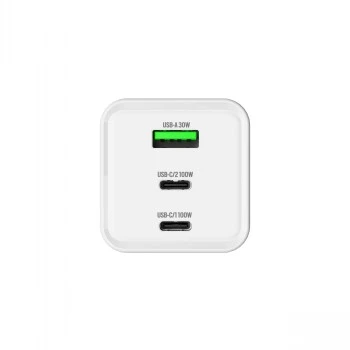 GRATEQ HALTI GaN PD/PPS 2xUSB-C/1xUSB-A 100W -seinälaturi musta
