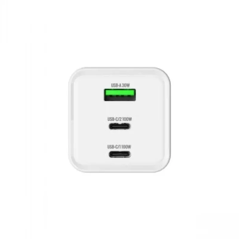 GRATEQ HALTI GaN PD/PPS 2xUSB-C/1xUSB-A 100W -seinälaturi musta