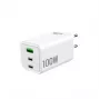 GRATEQ HALTI GaN PD/PPS 2xUSB-C/1xUSB-A 100W -seinälaturi musta
