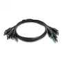 StarTech.com SK2DPMMKVM06-TAA kaksois-DisplayPort-KVM-kaapeli, USB 2.0, 3,5 mm:n ääni, 1,8 m