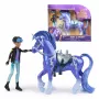 Spin Master Unicorn Academy - Rory ja Storm -yksisarvinen setti oikealla harjalla ja hännällä sekä harjalla