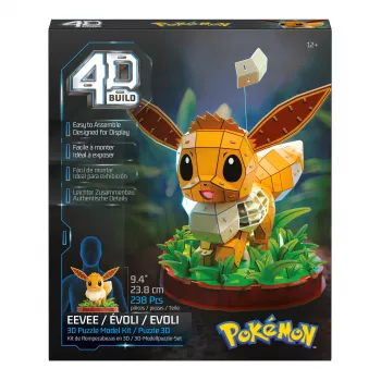 SPINMASTER 4D Build - Pokémon Eevee 3D-palapelimalli (83 osaa)