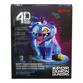 SPINMASTER 4D Build - K-Pop Demon Hunters - Derpy Tiger and Sussie Bird 3D-palapelimalli