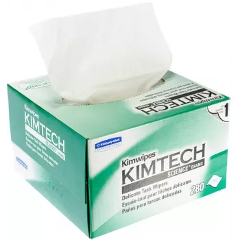 KIMBERLY-CLARK KIMTECH SCIENCE Delicate Task -pyyhkeet, 280 pyyhettä per laatikko, valkoinen, 1-kerros, nukkaamaton, annostelulaatikko