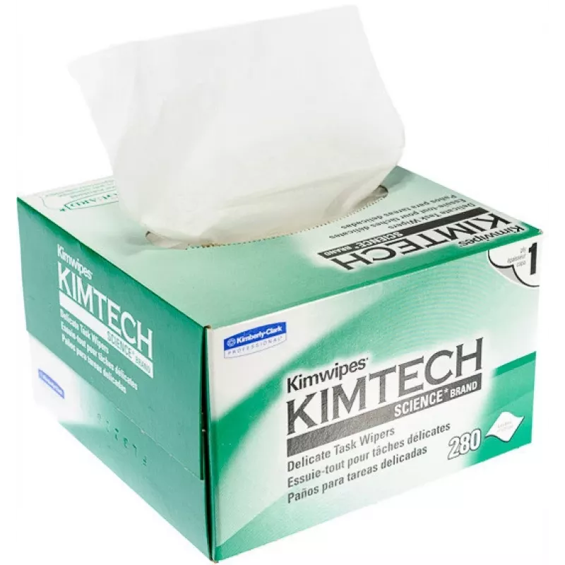 KIMBERLY-CLARK KIMTECH SCIENCE Delicate Task -pyyhkeet, 280 pyyhettä per laatikko, valkoinen, 1-kerros, nukkaamaton, annostelulaatikko