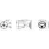 Hikvision DS-2CE16D0T-LPFS(2.8mm) 2MP IR Mini Bullet -kamera, 4-in-1 videolähtö, IP67