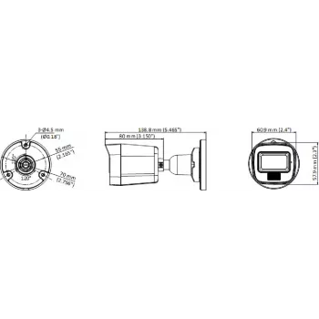 Hikvision DS-2CE16K0T-LPFS 3K 4-in-1 Bullet -kamera 2,8mm objektiivilla ja valkovalolla