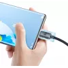 Baseus Crystal Shine USB-A - USB-C kaapeli 1,2m 100W 6A QC 3.0 punottu nailon musta