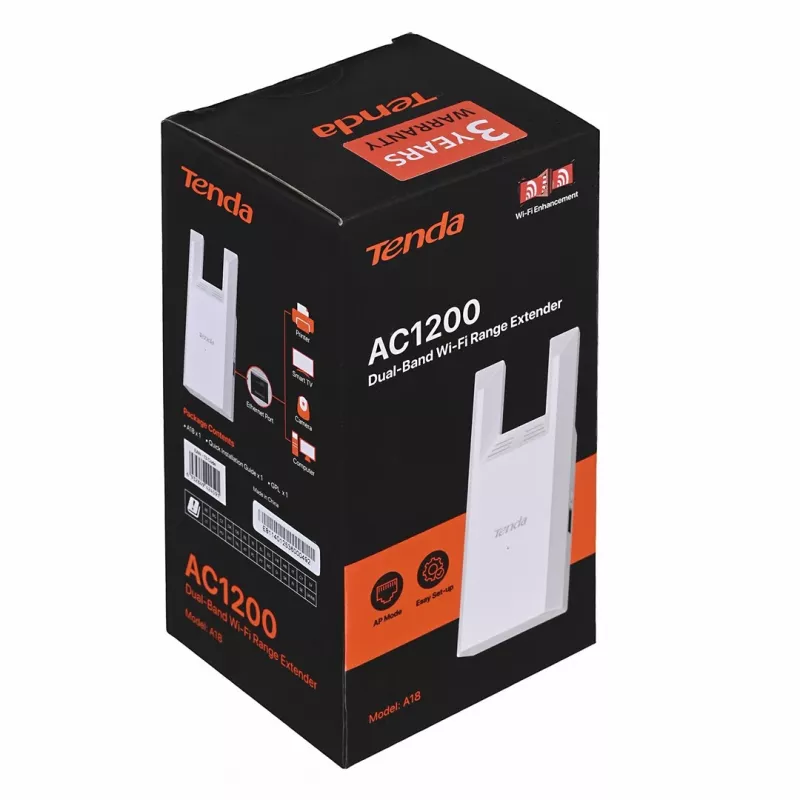 Tenda A18 AC1200 dualband-WLAN-toistin