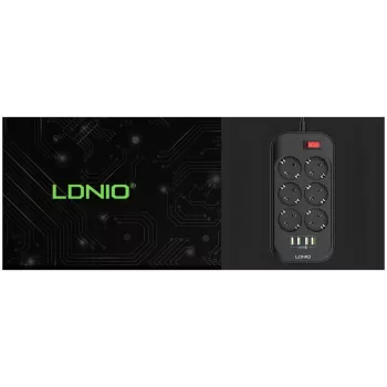 LDNIO SE6403 pistorasia, 6 pistorasiaa + 4 USB