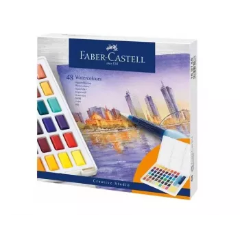 Faber-Castell Polychromos taiteilijan värikynät - 48 kpl - värit lajiteltu