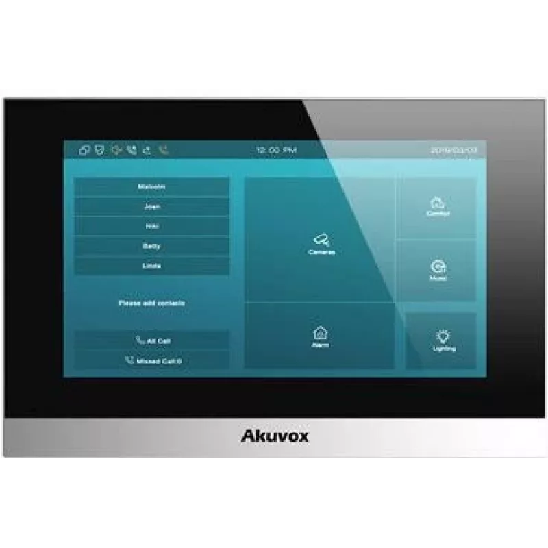 Akuvox C313W hopea 7 tuuman kosketusnäyttö videopuhelin-ovimonitori