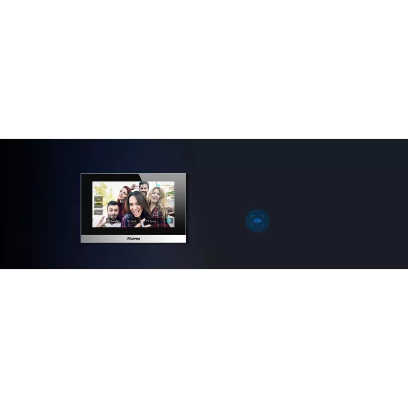 Akuvox C313W hopea 7 tuuman kosketusnäyttö videopuhelin-ovimonitori