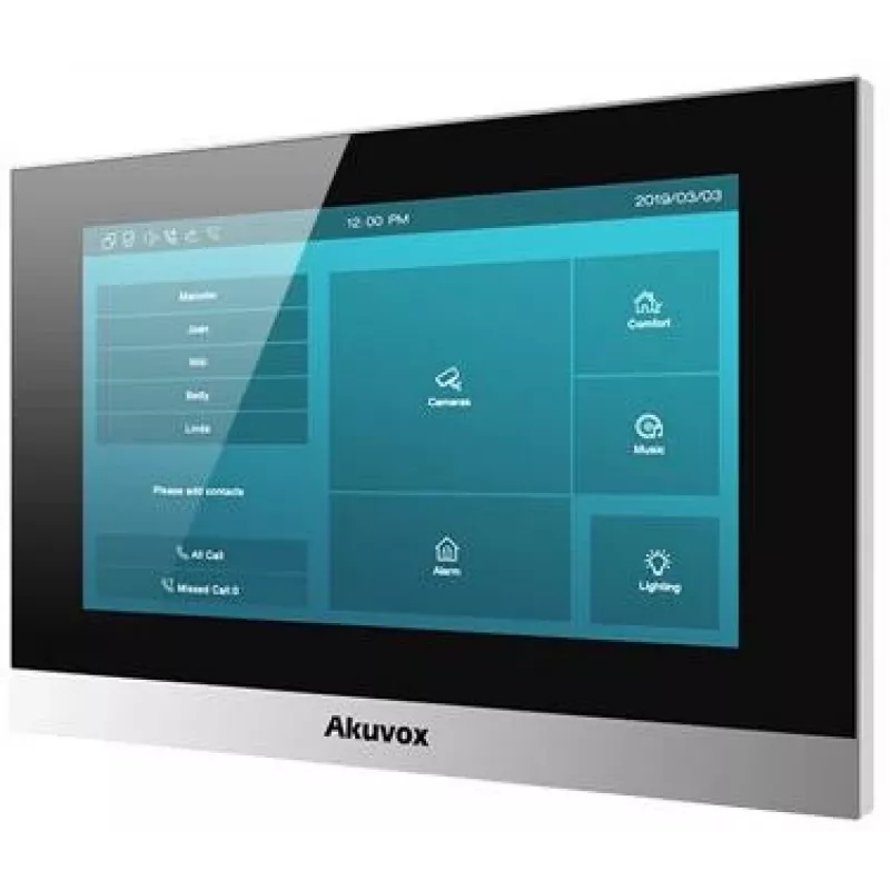 Akuvox C313W hopea 7 tuuman kosketusnäyttö videopuhelin-ovimonitori