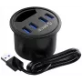 ORICO 4-porttinen USB 3.0 -keskitin USB-A 5Gbps musta
