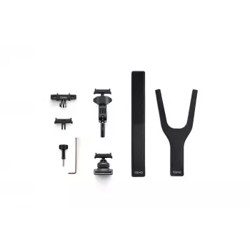 DJI Osmo Action Road Cycling Kit (rintahihna, ohjaustankoteline, liimakiinnikkeet) - musta