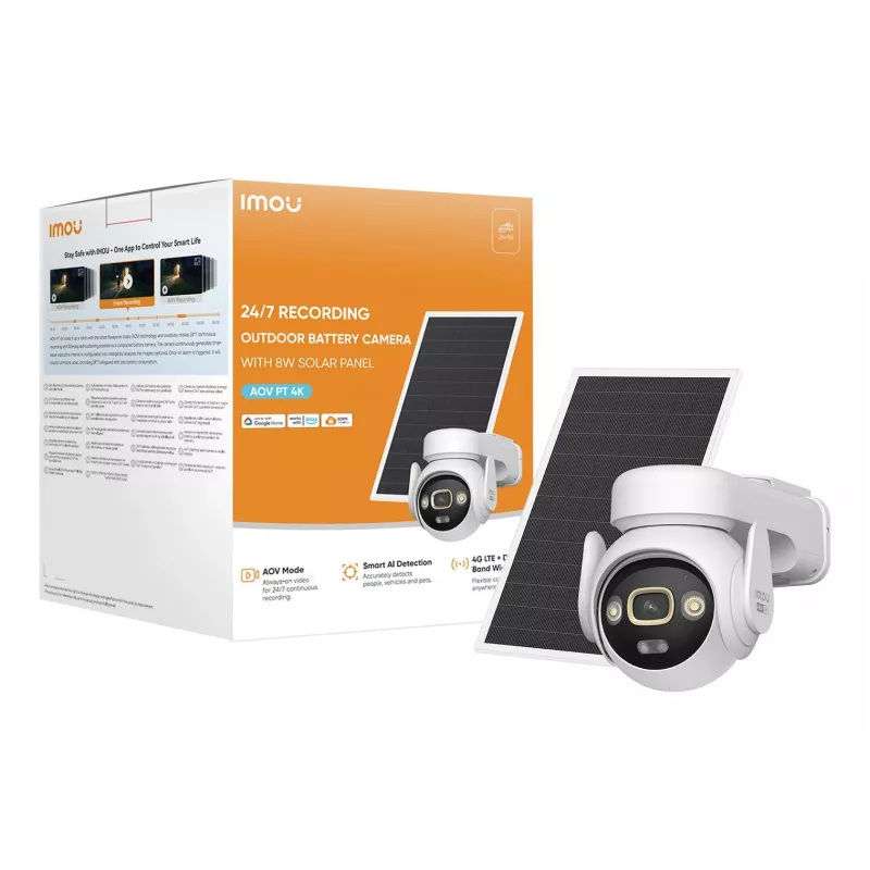 Imou IPC-SA7E-T-8M0T3/FSP008 4K AOV PT Wi-Fi -kamerasarja