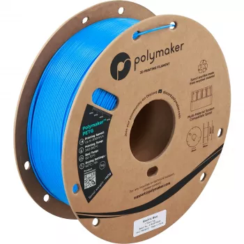 Polymaker PETG 3D-tulostin-filamentti, 1,75 mm, 1 kg, Electric Blue (PB05012)