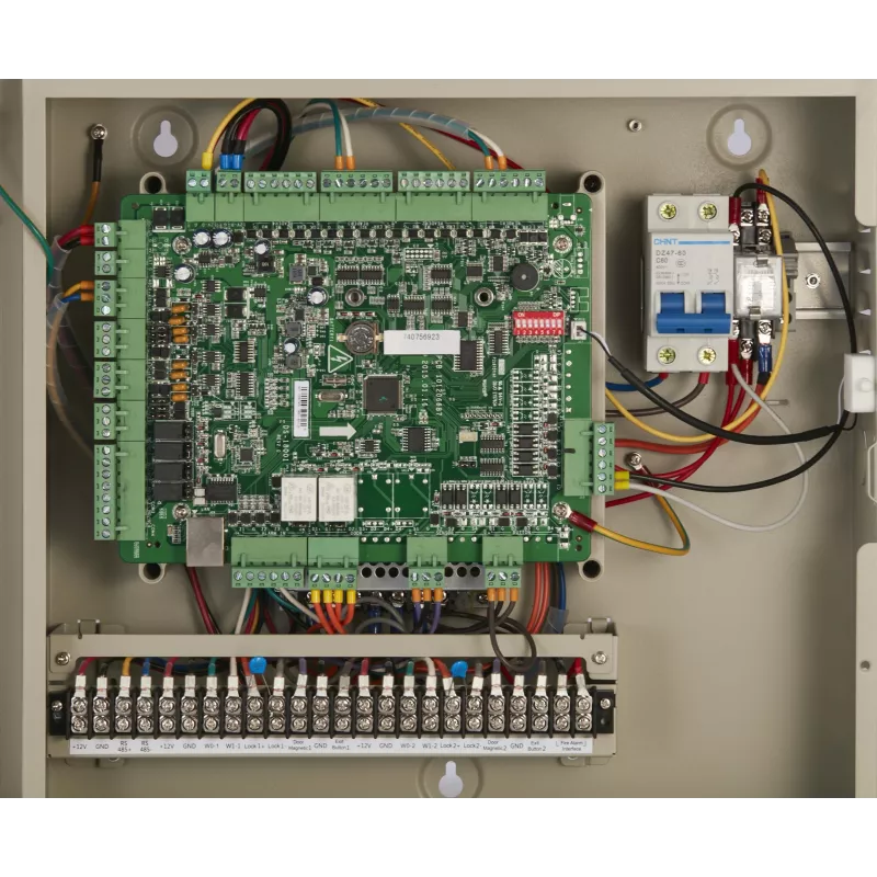 Hikvision DS-K2602T kulunvalvontalaite, 2-ovi, TCP/IP, RS-485, Wiegand
