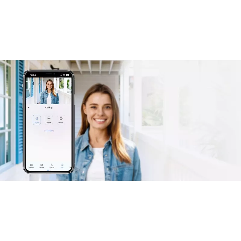 EZVIZ EP4 8MP Wi-Fi digitaalinen ovisilmä kulta