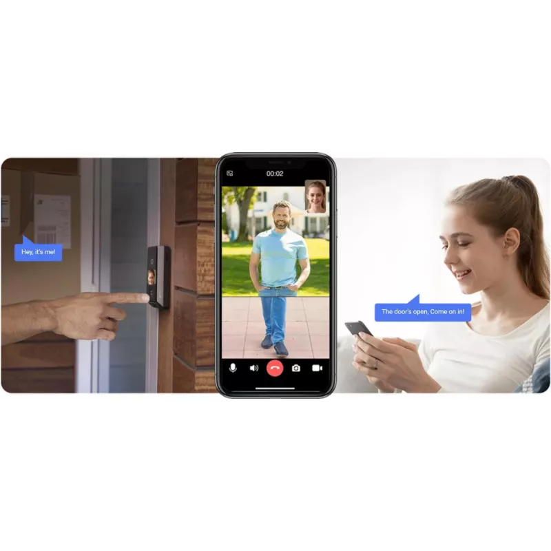 Ezviz EP8 Ultra 6MP+2MP Wi-Fi videopuhelin-ovikello