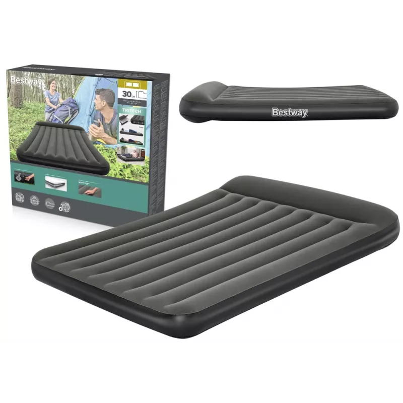 Bestway ilmapatja 203 x 152 x 30 cm Queen Size sisäänrakennetulla pumpulla