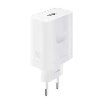 Realme 45W SuperVOOC USB-A -seinälaturi, valkoinen